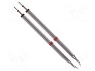 Tip; bent conical; 0.4mm; 420÷475°C; for hot tweezers; 2pcs. THERMALTRONICS