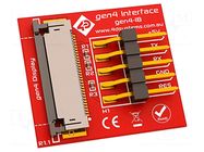 5pin ZIF 30 adapter; Interface: GPIO,serial,SPI; -15÷65°C 4D Systems
