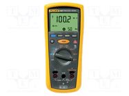 Meter: insulation resistance; LCD; VAC: 100mV÷600V; 50÷400Hz; IP40 