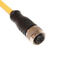 M12 CORDSET, 3-POSITION FEMALE STRAIGHT TO OPEN END, 22 AWG, 10M 68AK2069