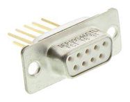 D SUB CONNECTOR, PLUG, 9POS, TH