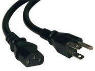 POWER CORD, NEMA 5-15P/IEC C13, 3FT, 15A