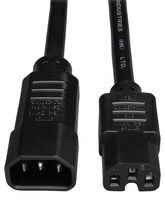 POWER CORD, IEC C14/IEC C15, 2FT, 16A