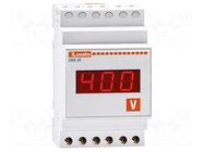 Voltmeter; digital,mounting; 15÷660V; for DIN rail mounting LOVATO ELECTRIC