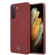Mercedes Silicone Line Case for Samsung Galaxy S21+ - Red, Mercedes