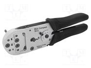 Tool: for crimping; non-insulated terminals; 20AWG÷10AWG; 198mm BEX