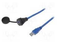 Adapter cable; USB 3.0,with protective cover; 1310; IP67; 2m ENCITECH