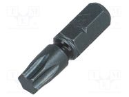 Screwdriver bit; Torx®; TX30; Overall len: 25mm C.K