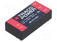 Converter: DC/DC; 15W; Uin: 9÷18VDC; Uout: 12VDC; Uout2: -12VDC TRACO POWER