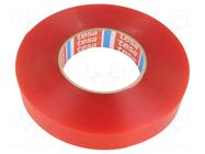 Tape: fixing; W: 25mm; L: 50m; Thk: 0.205mm; double-sided; max.100°C TESA