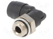 Push-in fitting; threaded,angled 90°; -0.95÷6bar; Thread: G 1/4" FESTO