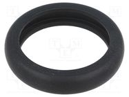 Tire; black; W: 7mm; Øout: 40mm; Øint: 32.5mm POLOLU