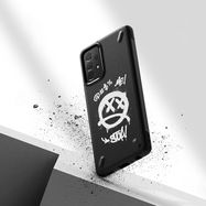 Ringke Onyx Design Durable TPU Case Cover for Samsung Galaxy A72 4G black (Paint) (OXSG0047), Ringke
