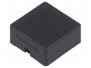 Button; 15x15mm; square; black; AML; AML HONEYWELL