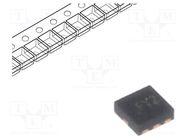 Diode: TVS array; 6.6V; 5A; DFN6; Features: ESD protection; Ch: 2 