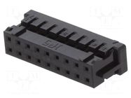 Connector: wire-wire/PCB; plug; female; PIN: 18; SignalBee; 2mm; 2x9 HIROSE