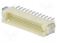 Connector: wire-board; socket; male; DF13; 1.25mm; PIN: 12; SMT HIROSE