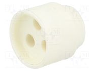 Insert for gland; 3mm; M16,PG11,PG13,5; elastomer; Holes no: 3 HUMMEL