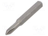 Screwdriver bit; Phillips; PH0; Overall len: 28mm; MICRO WIHA