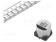 Capacitor: hybrid; 22uF; 50VDC; SMD; ESR: 80mΩ; ZA; ±20%; Ø6.3x5.8mm PANASONIC