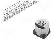 Capacitor: hybrid; 22uF; 50VDC; SMD; ESR: 80mΩ; ZA; ±20%; Ø6.3x5.8mm PANASONIC