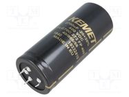 Capacitor: electrolytic; SNAP-IN; 2.7mF; 400VDC; Ø45x105mm; ±20% KEMET