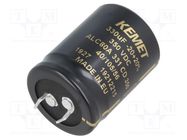 Capacitor: electrolytic; SNAP-IN; 330uF; 350VDC; Ø30x40mm; ±20% KEMET