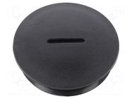 Stopper; M63; 1.5; IP54; polyamide; black; V-N-FS; Thread: metric HUMMEL