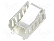 Heatsink: moulded; L: 20mm; W: 13mm; H: 9mm; 23.9K/W; copper; clip-on FISCHER ELEKTRONIK