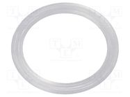 Gasket; polyetylene; Thk: 1.1mm; Øint: 20mm; Øout: 25.1mm; M20 