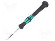 Screwdriver; slot; precision; 1,0x0,18mm; Kraftform Micro WERA