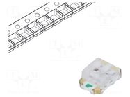 LED; red/blue; SMD; 0805; 2x1.25x0.8mm; 120°; 20mA OPTOSUPPLY