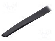 Hole and edge shield; EPDM; L: 10m; black; H: 20mm; W: 10mm RST ROZTOCZE