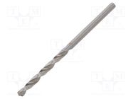 Drill bit; for metal; Ø: 2.5mm; L: 57mm; Working part len: 30mm C.K