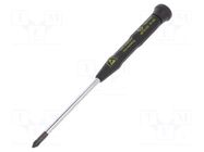 Screwdriver; precision; Pozidriv®; PZ1; ESD; Xonic ESD C.K