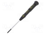 Screwdriver; Phillips; precision; PH0; ESD; PRECISION C.K