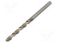 Drill bit; for metal; Ø: 4.5mm; L: 80mm; Working part len: 47mm C.K