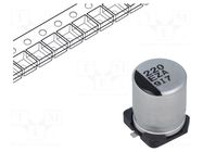 Capacitor: hybrid; 220uF; 25VDC; SMD; ESR: 27mΩ; ZA; ±20%; Ø8x10.2mm PANASONIC