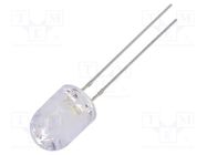 LED; 8mm; white cold; 18000÷25000mcd; 30°; Front: convex; 2.8÷3.6V OPTOSUPPLY