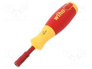 Kit: screwdrivers; insulated; 1kVAC; Torx®; with bit magazine WIHA