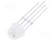 Programmable LED; 5mm; RGB; 1.8÷2.2/2.8÷3.1/2.9÷3.2VDC; -25÷80°C WORLDSEMI