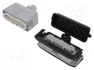 Connector: HDC; male + female; 500V; 16A; PIN: 24; Layout: 24+PE PHOENIX CONTACT