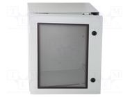 Enclosure: wall mounting; X: 400mm; Y: 500mm; Z: 210mm; ARCA; grey FIBOX