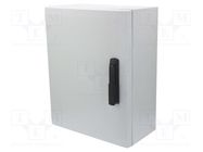 Enclosure: wall mounting; X: 400mm; Y: 500mm; Z: 210mm; ARCA; grey FIBOX