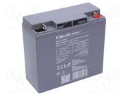 Re-battery: acid-lead; 12V; 18Ah; AGM; maintenance-free 