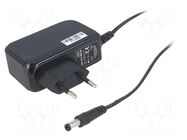 Power supply: switching; mains,plug-in; 15VDC; 1A; 15W; 84%; black CELLEVIA POWER