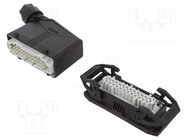 Connector: HDC; male + female; 500V; 16A; PIN: 24; Layout: 24+PE PHOENIX CONTACT