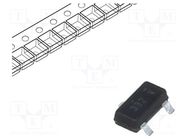 Transistor: P-MOSFET; unipolar; -20V; -1A; 0.5W; SuperSOT-3 ONSEMI