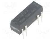 Relay: reed switch; SPDT; Ucoil: 24VDC; 400mA; max.100VDC; 5W; THT COMUS