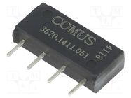 Relay: reed switch; SPST-NO; Ucoil: 5VDC; 500mA; max.200VDC; 10W COMUS